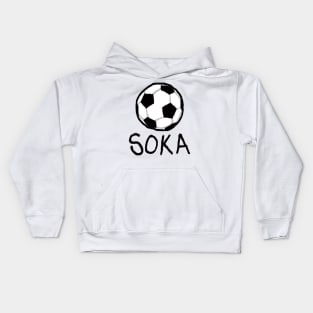 I love soccer Kids Hoodie